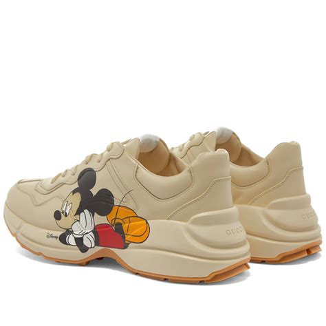 gucci rhyton donald duck|Gucci mickey mouse shoes.